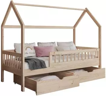Mirjan24 Avalon Kinderbett mit Schubladen 80x180, Buche