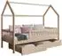 Mirjan24 Avalon Kinderbett mit Schubladen 80x180, Buche
