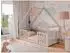 Mirjan24 Hausbett Kinderbett mit Rausfallschutz, Kiefer