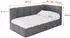 ALTDECOR Livy Jugendbett mit Bettkasten, 80x200cm, dunkelgrau (800001699307)
