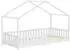 ML-Design Hausbett Kiefernholz, 90x200cm, weiß (490017618)
