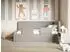 Selsey Fanko Kinderbett mit Rausfallschutz, Samt, graubeige, 90x200cm