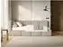 Selsey Cloudy Jugendbett mit Matratze & Bettkasten, Samt, beige, 90x200cm