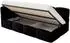Selsey Cloudy Kinderbett 90x200, Rausfallschutz, Samt schwarz (Cloudy)