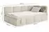 Selsey Cloudy Jugendbett 120x200cm, Kopfteil links, Samt, braun (CLOUDY)