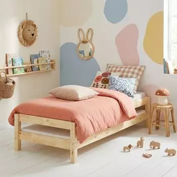 Idimex RINO Stapelbett 2er-Set, Kiefer massiv, natur, 80x190cm
