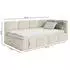 Selsey Cloudy Jugendbett 90x200cm, Samt, hellblau
