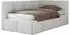 MKS Meble ARVO Jugendbett 90x200 mit Bettkasten, weiß Kunstleder (800001511999)
