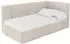 ALTDECOR Livy Jugendbett mit Bettkasten, Polsterbett beige, 100x200cm (800001699528)
