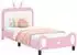 vidaXL Kinderbettgestell mit Kopfteil rosa 90x200cm PU (42011096)