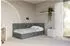 ALTDECOR Livy Polsterbett mit Bettkasten 100x200cm, dunkelgrau (800001699482)