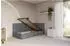 ALTDECOR Livy Polsterbett mit Bettkasten 100x200cm, dunkelgrau (800001699482)