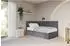 ALTDECOR LOVY Jugendbett mit Bettkasten 90x200cm, dunkelgrau (800001609054)