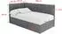 ALTDECOR LOVY Jugendbett mit Bettkasten 90x200cm, dunkelgrau (800001609054)