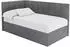 ALTDECOR LOVY Jugendbett mit Bettkasten 90x200cm, dunkelgrau (800001609054)
