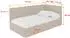 ALTDECOR Livy Polsterbett mit Bettkasten 90x200cm dunkelbeige (800001699531)