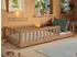 Kids Collective Bodenbett mit Rausfallschutz & Lattenrost, 90x200cm, zimt (90x200)