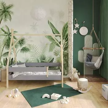 VitaliSpa Bali Kinderbett grau 80x160cm (51848)