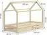 VitaliSpa Wiki Hausbett 90x200cm mit Schublade (37586)