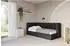 ALTDECOR HUGY Jugendbett mit Bettkasten, schwarz, 80x200cm (800001859349)