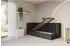 ALTDECOR HUGY Jugendbett mit Bettkasten, schwarz, 80x200cm (800001859349)