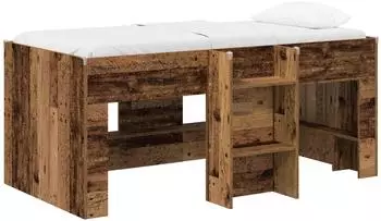 vidaXL Hochbett für Kinder Altholz 80x160cm (3422577)