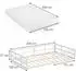 VitaliSpa Minno Bodenbett Metall, weiß, 120x200 (57758)