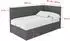 ALTDECOR Lovy Jugendbett mit Bettkasten 100x200cm dunkelgrau (800001609161)