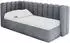ALTDECOR HUGY Jugendbett mit Bettkasten, grau, 90x200cm (800001859360)