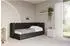 ALTDECOR HUGY Jugendbett mit Bettkasten und Matratze, 90x200, schwarz