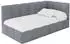 ALTDECOR LIVY Polsterbett mit Bettkasten 80x200cm, grau (800001699467)