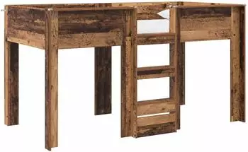 vidaXL Etagenbett Kinder Altholz 80x200cm (3410489)