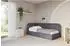 ALTDECOR JOVY Jugendbett mit Bettkasten und Matratze, 80x200, dunkelgrau (Casablanca 2315)