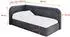 ALTDECOR JOVY Jugendbett mit Bettkasten und Matratze, 80x200, dunkelgrau (Casablanca 2315)