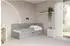 ALTDECOR Alvy Jugendbett mit Bettkasten und Matratze, 90x200cm, grau (800001940940)