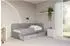 ALTDECOR Alvy Jugendbett mit Bettkasten und Matratze, 90x200cm, grau (800001940940)