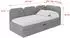ALTDECOR Alvy Jugendbett mit Bettkasten und Matratze, 90x200cm, grau (800001940940)