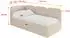 ALTDECOR Alvy Jugendbett mit Bettkasten und Lattenrost, 80x200, dunkelbeige (800001940892)