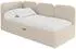 ALTDECOR Alvy Jugendbett mit Bettkasten und Lattenrost, 80x200, dunkelbeige (800001940892)