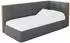 ALTDECOR SOVY Jugendbett mit Bettkasten, 100x200, dunkelgrau