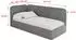 ALTDECOR Elsy Jugendbett mit Bettkasten, 90x200cm, dunkelgrau (800001941201)