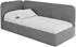 ALTDECOR Elsy Jugendbett mit Bettkasten, 90x200cm, dunkelgrau (800001941201)