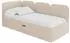 ALTDECOR Alvy Jugendbett mit Bettkasten und Lattenrost, beige, 80x200cm