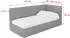 ALTDECOR MULY Jugendbett mit Bettkasten und Matratze, 90x200cm, grau (800001941972)