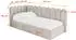 ALTDECOR ARTY Jugendbett mit Bettkasten, beige, 90x200cm (800001942097)