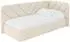 ALTDECOR FIKY Jugendbett mit Bettkasten und Lattenrost, 100x200cm, beige (800001942157)