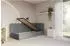 ALTDECOR Arty Jugendbett mit Bettkasten, 100x200cm, dunkelgrau (800001942413)