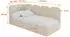ALTDECOR VELY Jugendbett mit Bettkasten, 90x200cm, beige (800001942493)