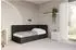 ALTDECOR MULY Jugendbett mit Bettkasten, 100x200cm, schwarz (800001941928)