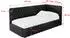 ALTDECOR MULY Jugendbett mit Bettkasten, 100x200cm, schwarz (800001941928)